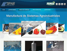 Tablet Screenshot of espar.com.mx